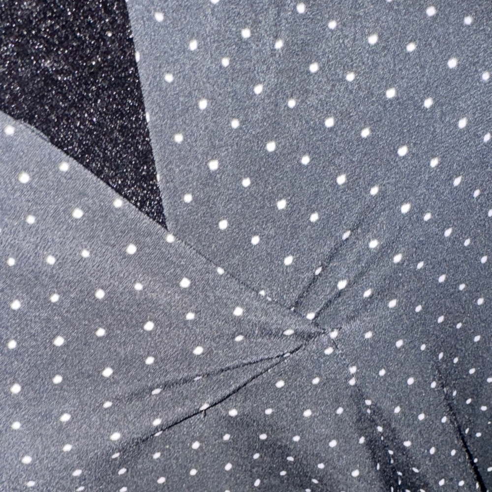 Charter Club Black and White Polka Dot Blouse - Picture 7 of 9